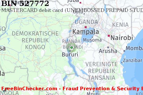 527772 MASTERCARD debit Burundi BI BIN-Liste