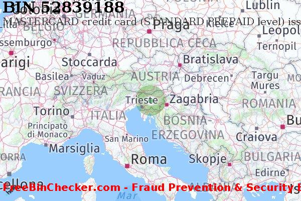 52839188 MASTERCARD credit Slovenia SI Lista BIN