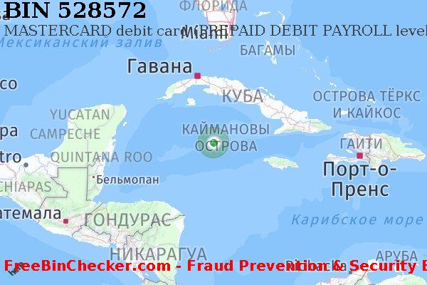 528572 MASTERCARD debit Cayman Islands KY Список БИН