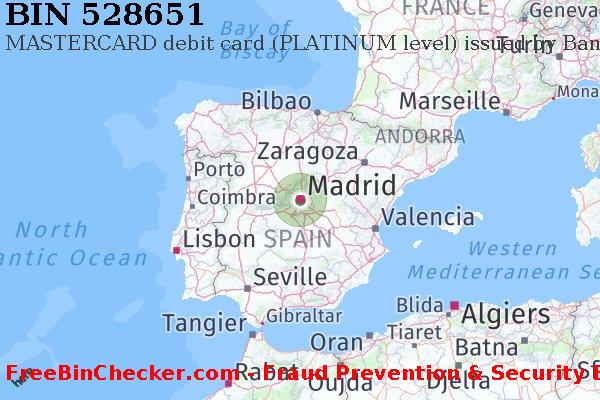 528651 MASTERCARD debit Spain ES BIN List