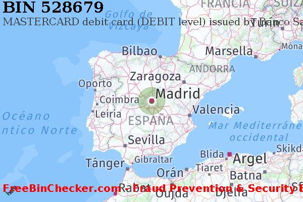 528679 MASTERCARD debit Spain ES Lista de BIN
