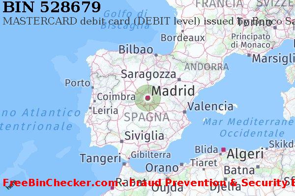 528679 MASTERCARD debit Spain ES Lista BIN