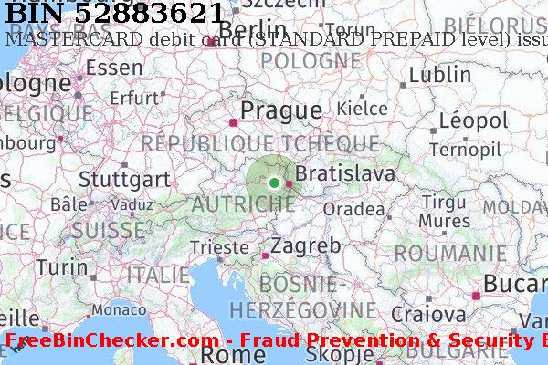 52883621 MASTERCARD debit Austria AT BIN Liste 