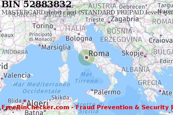 52883832 MASTERCARD debit Italy IT Lista BIN
