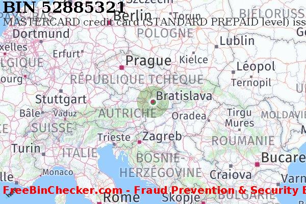 52885321 MASTERCARD credit Slovakia (Slovak Republic) SK BIN Liste 