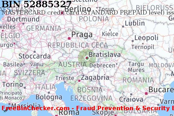 52885327 MASTERCARD credit Slovakia (Slovak Republic) SK Lista BIN