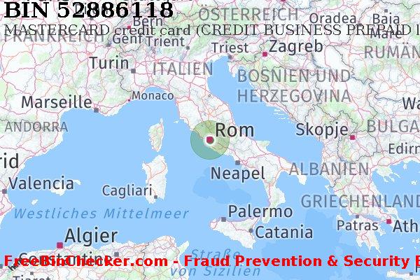 52886118 MASTERCARD credit Italy IT BIN-Liste