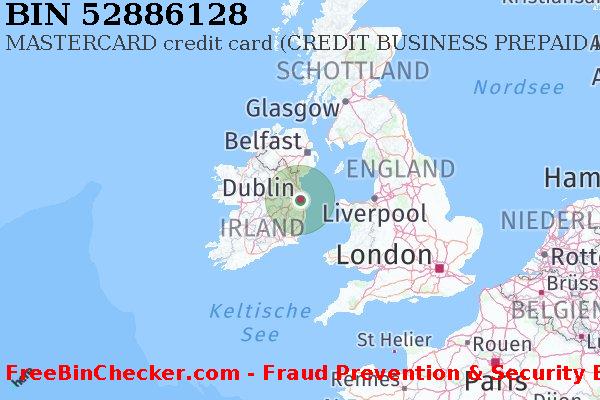 52886128 MASTERCARD credit Ireland IE BIN-Liste