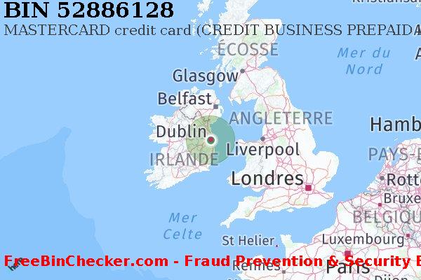52886128 MASTERCARD credit Ireland IE BIN Liste 