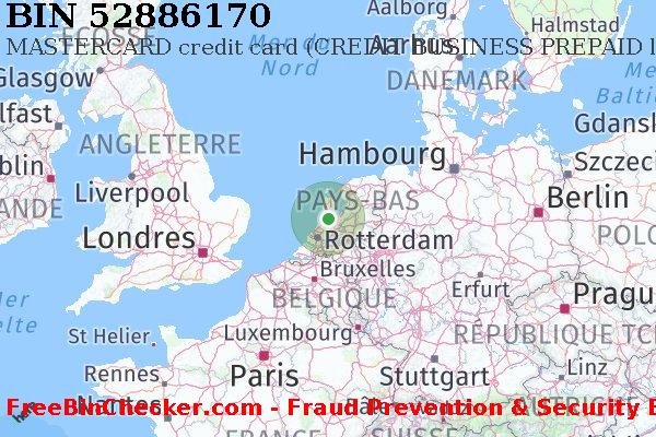 52886170 MASTERCARD credit The Netherlands NL BIN Liste 