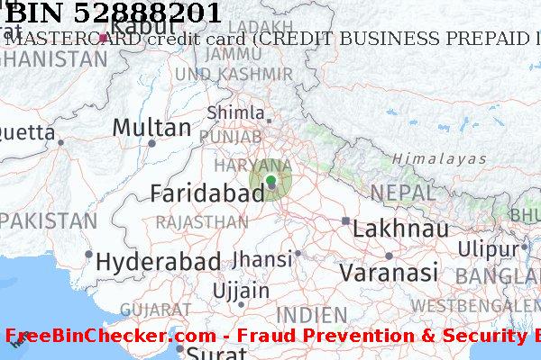 52888201 MASTERCARD credit India IN BIN-Liste
