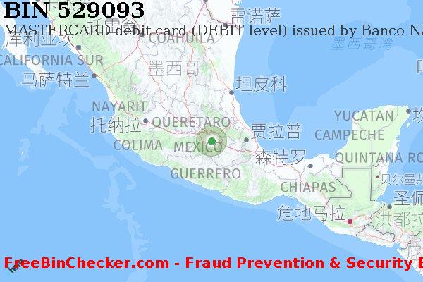 529093 MASTERCARD debit Mexico MX BIN列表