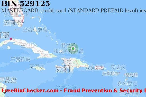 529125 MASTERCARD credit Turks and Caicos Islands TC BIN列表