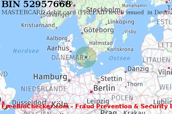 52957668 MASTERCARD debit Denmark DK BIN-Liste