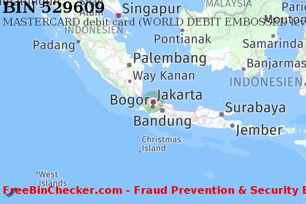 529609 MASTERCARD debit Indonesia ID BIN-Liste