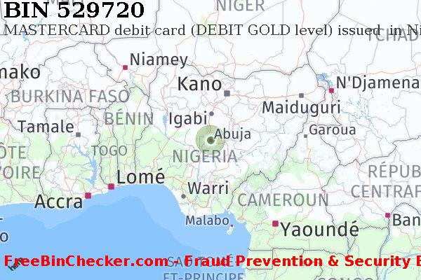 529720 MASTERCARD debit Nigeria NG BIN Liste 
