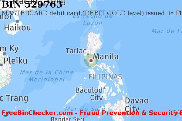 529763 MASTERCARD debit Philippines PH Lista de BIN