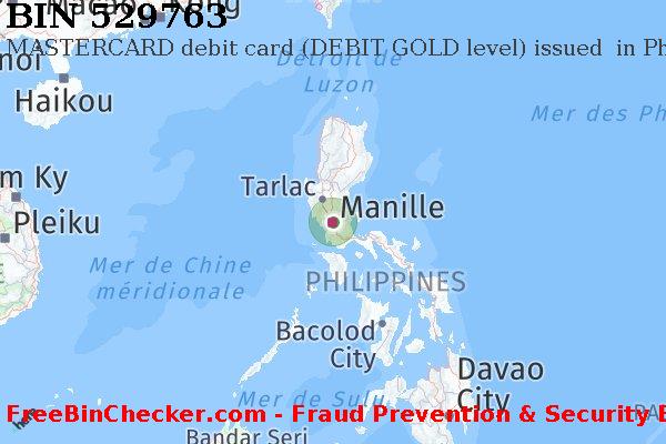 529763 MASTERCARD debit Philippines PH BIN Liste 