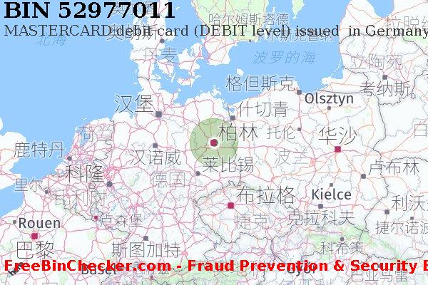 52977011 MASTERCARD debit Germany DE BIN列表