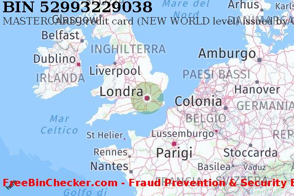 52993229038 MASTERCARD credit United Kingdom GB Lista BIN