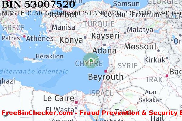 53007520 MASTERCARD debit Cyprus CY BIN Liste 