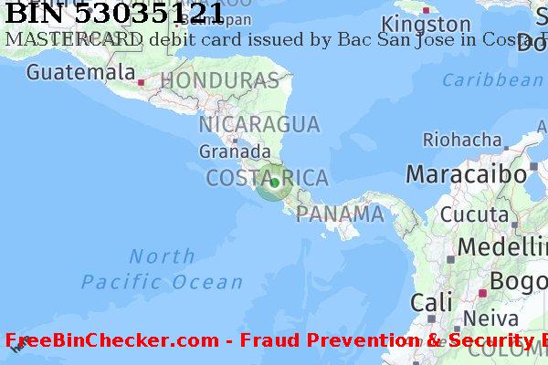 53035121 MASTERCARD debit Costa Rica CR BIN List