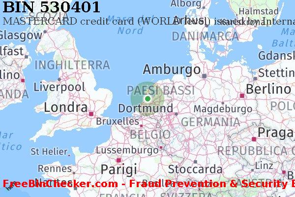 530401 MASTERCARD credit The Netherlands NL Lista BIN