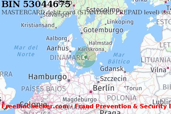 53044675 MASTERCARD debit Denmark DK Lista de BIN