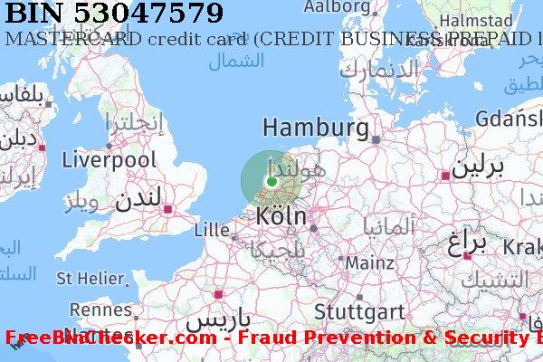 53047579 MASTERCARD credit The Netherlands NL قائمة BIN