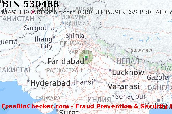 530488 MASTERCARD debit India IN Список БИН