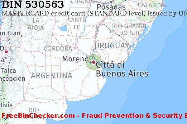 530563 MASTERCARD credit Argentina AR Lista BIN
