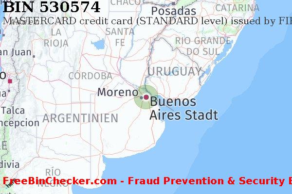 530574 MASTERCARD credit Argentina AR BIN-Liste