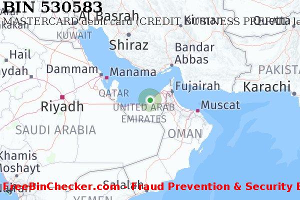 530583 MASTERCARD debit United Arab Emirates AE BIN List