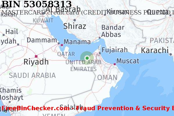 53058313 MASTERCARD credit United Arab Emirates AE BIN List