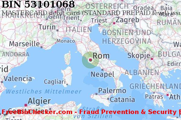 53101068 MASTERCARD debit Italy IT BIN-Liste
