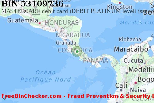 53109736 MASTERCARD debit Costa Rica CR BIN Liste 