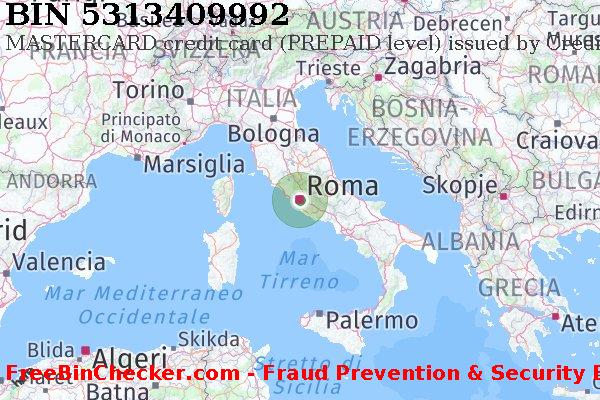 5313409992 MASTERCARD credit Italy IT Lista BIN