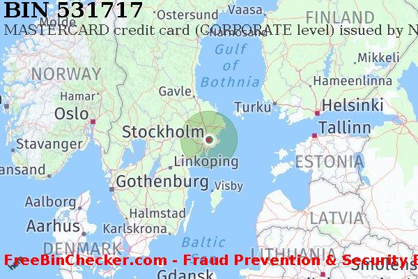 531717 MASTERCARD credit Sweden SE BIN List