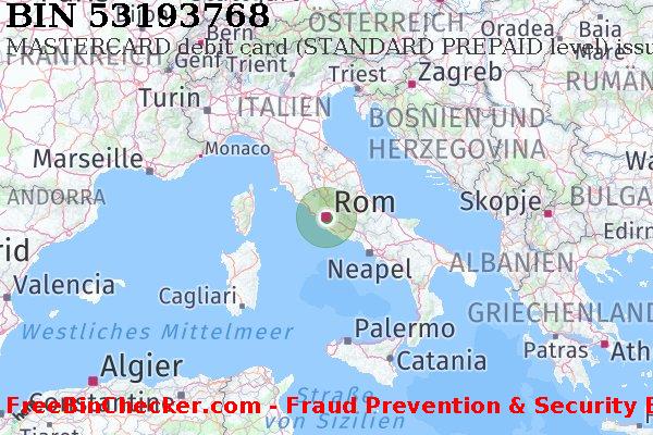 53193768 MASTERCARD debit Italy IT BIN-Liste