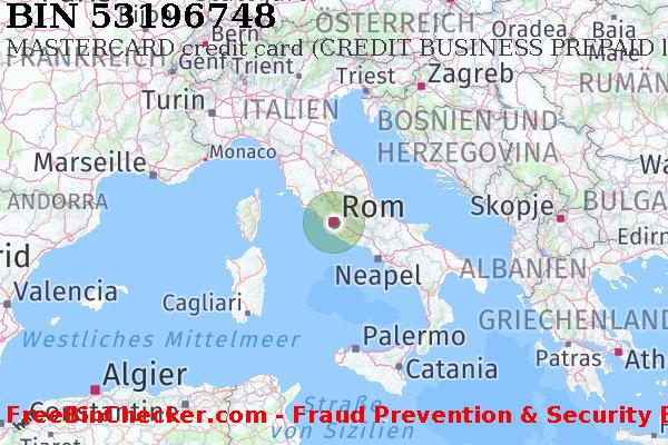 53196748 MASTERCARD credit Italy IT BIN-Liste