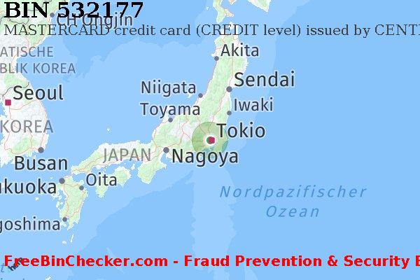 532177 MASTERCARD credit Japan JP BIN-Liste
