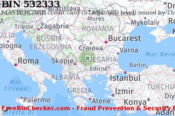 532333 MASTERCARD credit Bulgaria BG Lista BIN