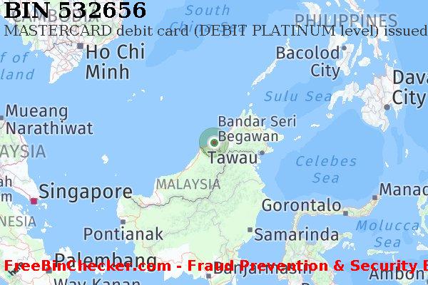 532656 MASTERCARD debit Brunei Darussalam BN बिन सूची
