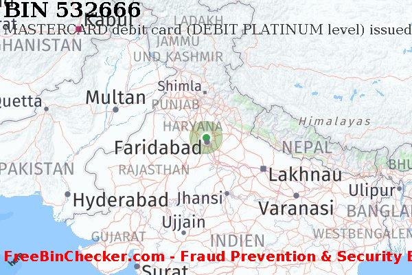 532666 MASTERCARD debit India IN BIN-Liste