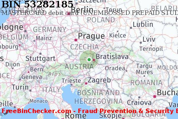 53282185 MASTERCARD debit Austria AT BIN List