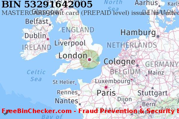 53291642005 MASTERCARD debit United Kingdom GB BIN Lijst