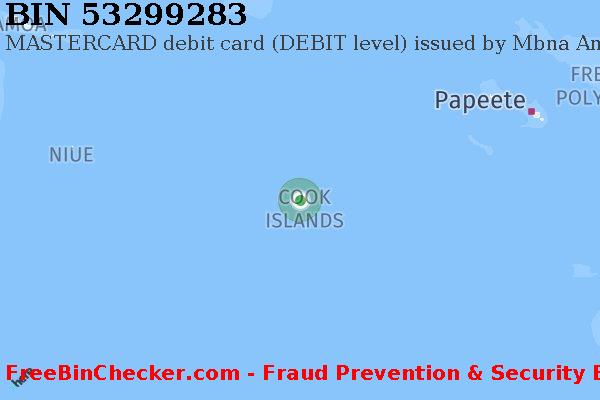 53299283 MASTERCARD debit Cook Islands CK BIN List