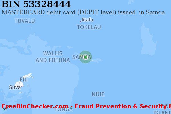53328444 MASTERCARD debit Samoa WS BIN List