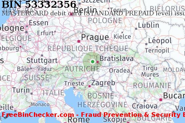 53332356 MASTERCARD debit Austria AT BIN Liste 