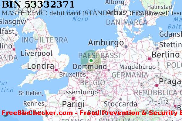 53332371 MASTERCARD debit The Netherlands NL Lista BIN
